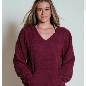 Ptula plush lounge sweatshirt